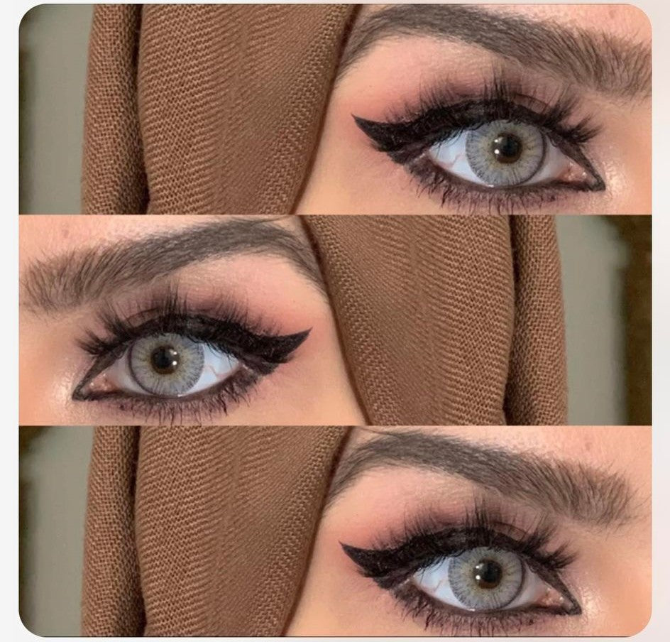 RAMMIM BEAUTY LENSES  Silver gray