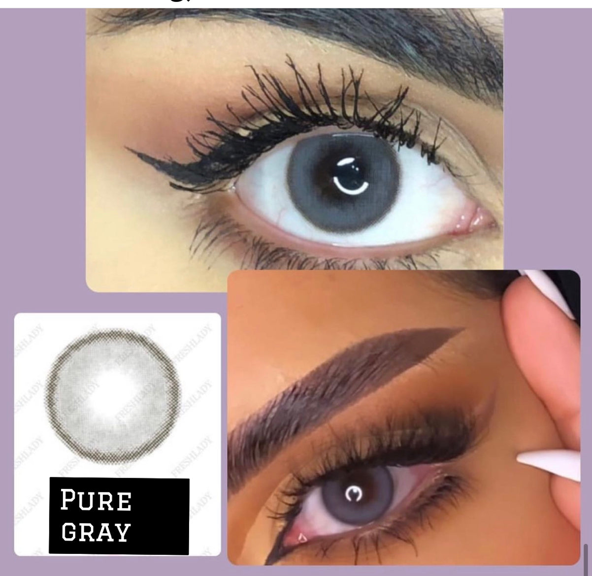 RAMMIM BEAUTY LENSES PURE GRAY
