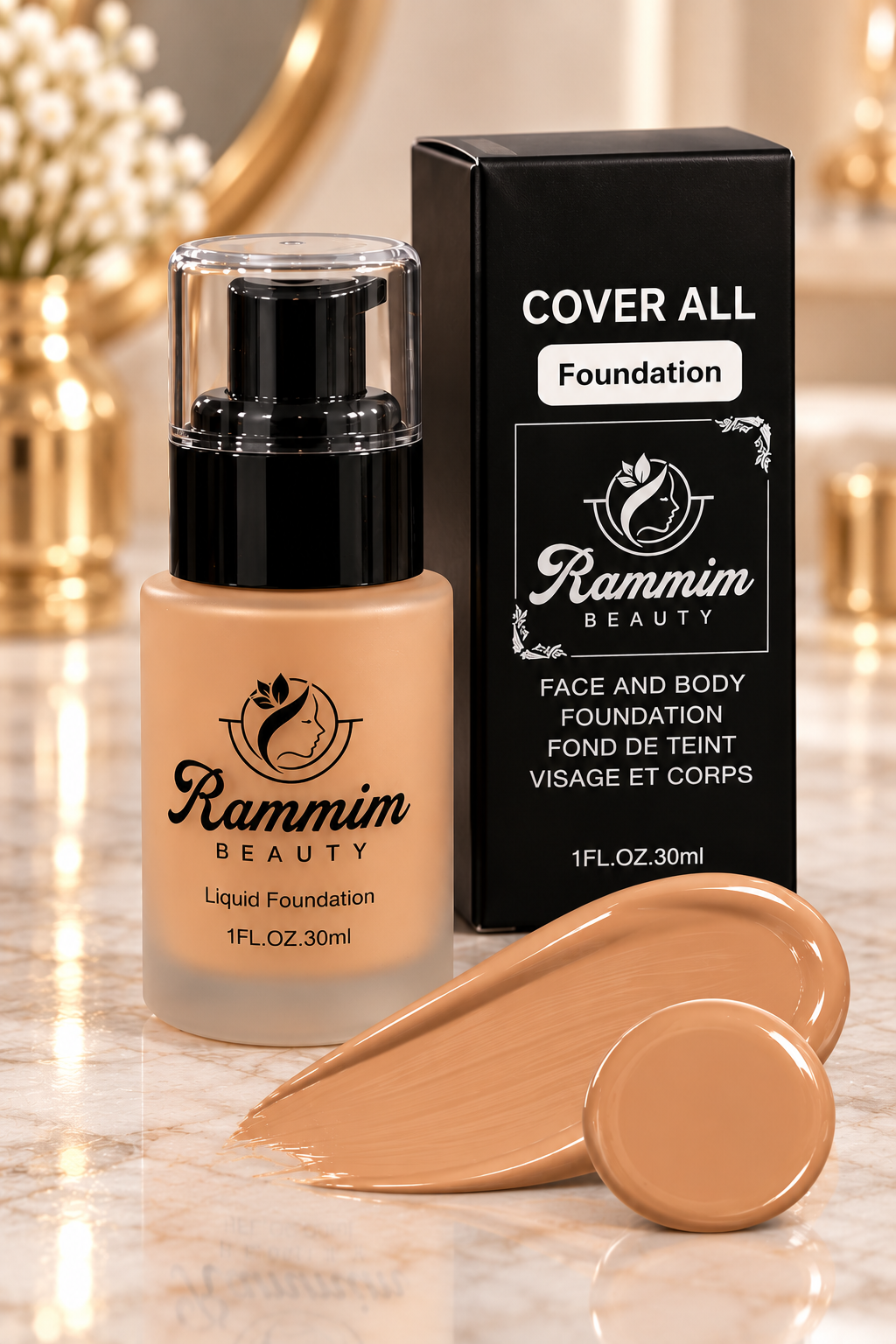 Rammim Beauty – Cover All Foundation #3